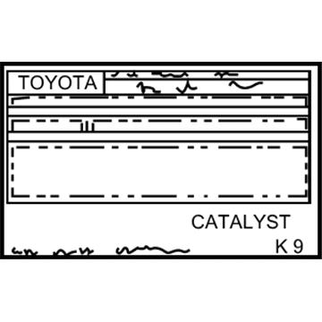 Toyota 11298-20100 Emission Label