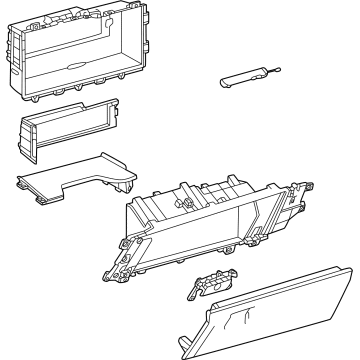 2023 Toyota Tundra Glove Box - 55320-0C040-C0