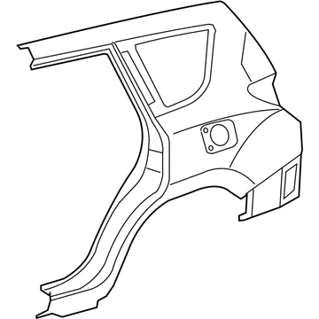 Toyota 61602-0R011 Panel Sub-Assembly, QUAR