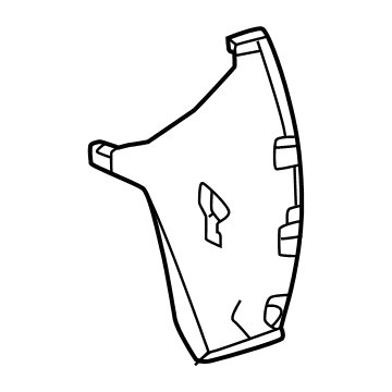 Toyota 52592-47100 Side Seal, Rear Driver Side