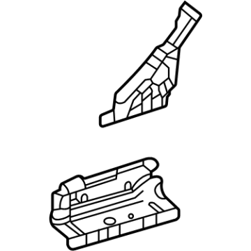 Toyota 61402-30906 Reinforcement, Driver Side