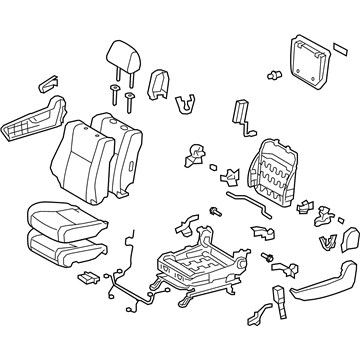 Toyota 71100-0CG00-B3 Seat Assembly, Front RH