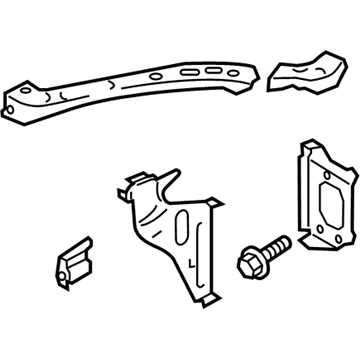 2013 Scion FR-S Radiator Support - SU003-01369