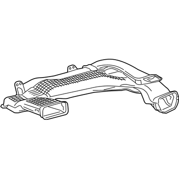 Toyota 55086-02220 Heater Duct