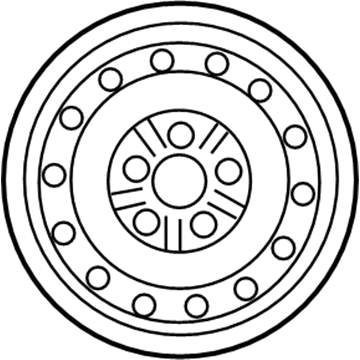 Toyota 42611-AE021 Wheel, Spare