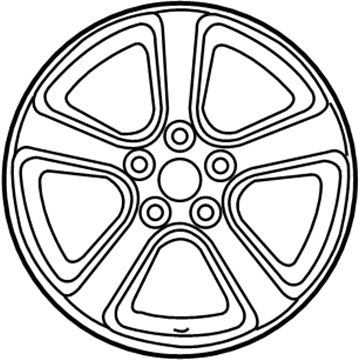 Toyota 42611-AA041 Wheel, Alloy