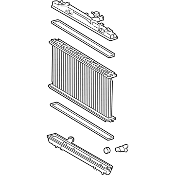 Toyota 16410-AZ031 Radiator Assembly, Mvp