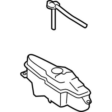 Toyota 16470-0V020 Reserve Tank Assembly, R