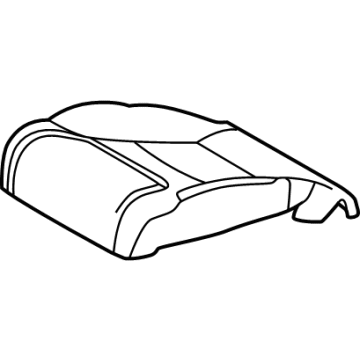 Toyota 71071-0CA31-A2 Cushion Cover, Passenger Side