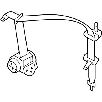 Toyota 73310-0D090-B0 Center Belt Assembly