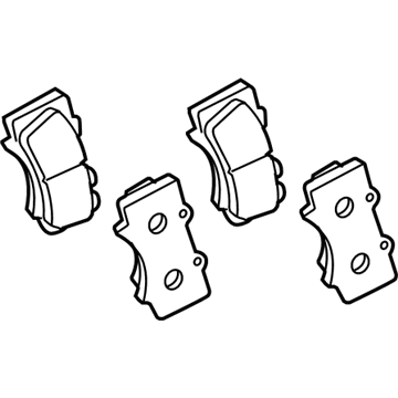 Toyota 04465-60280 Brake Pads