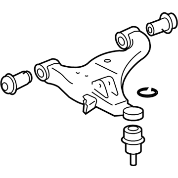 Toyota 48069-04030 Front Suspension Control Arm Sub-Assembly Lower Left