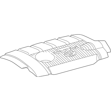 Toyota 12601-0V020 Cover Sub-Assembly, ENGI