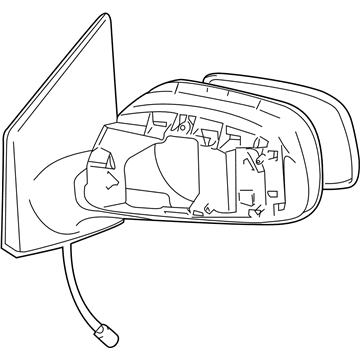 Toyota 87940-12C60 Mirror Assembly, Driver Side