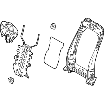 Toyota 71640-0E160 Seat Back Frame