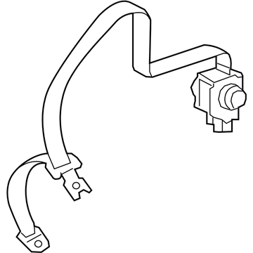 Toyota 73350-04030-C0 Center Belt Assembly