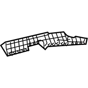 Toyota 66414-21020 Spacer, Side Rail, Rear RH