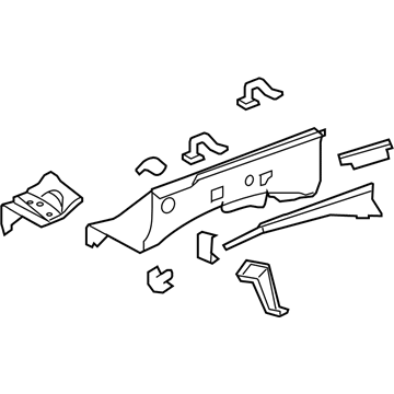 Toyota 53702-6A280 Apron Assembly