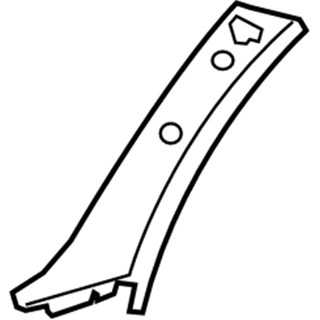 Toyota 62210-60300-B0 GARNISH Assembly, Front Pillar