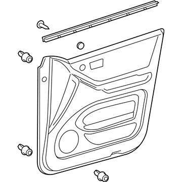 Toyota 67610-48321-A0 Door Trim Panel