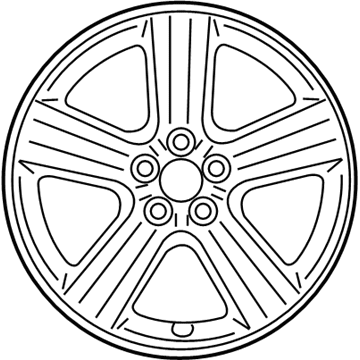 Toyota 42611-02A20 Wheel, Alloy