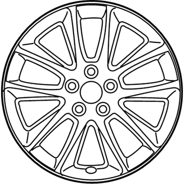 Toyota 42611-02A50 Wheel, Disc