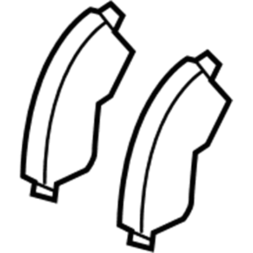 Toyota 04465-02230 Front Pads