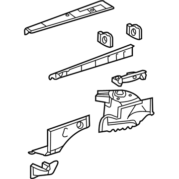 Toyota 53702-48020 Apron Assembly