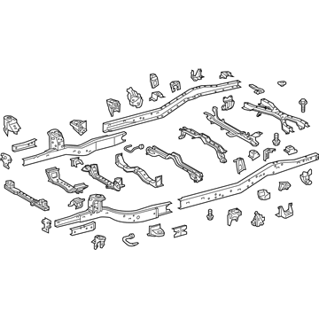 Toyota 51001-04688 Frame Assembly