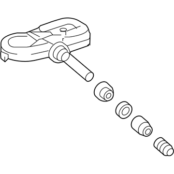 Toyota 42607-52020 TPMS Sensor