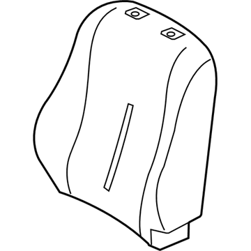 Toyota 71568-52U80-B0 Seat Back Pad, Driver Side