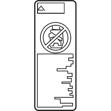 Scion 74596-53010 Air Bag Label