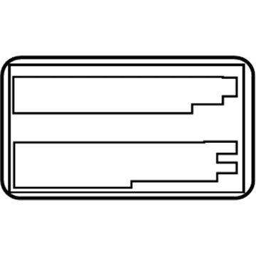 Scion 87529-0E010 Info Label