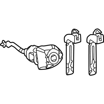 2022 Toyota Tundra Door Lock Cylinder - 69052-0C050