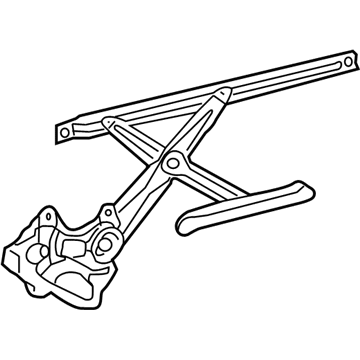 Toyota 69801-04040 Regulator Sub-Assembly, Rear Door Window, RH