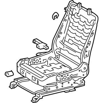 Toyota 71110-21060 Frame Assy, Front Seat W/Adjuster, RH