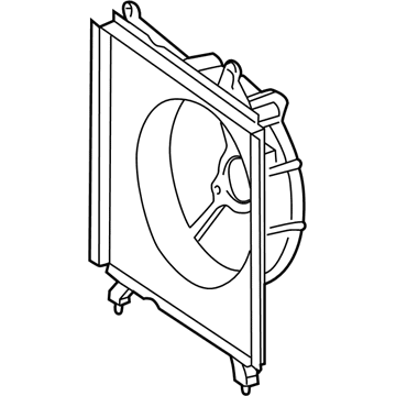 Toyota Camry Fan Shroud - 16711-20050