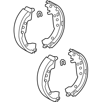 Toyota 04495-52121 Brake Shoes