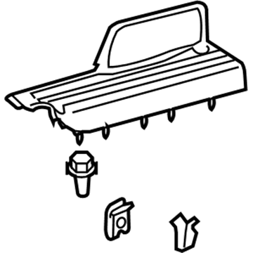 Toyota 67917-0C040-C0 Plate, Rear Door Scuff, RH