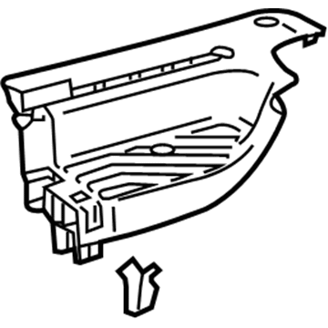 Toyota 67933-0C030-C0 Plate, Rear Door Scuff, RH