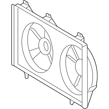 2008 Toyota Camry Fan Shroud - 16711-28310