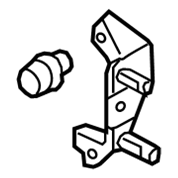 Toyota 61848-WB001 Latch Support