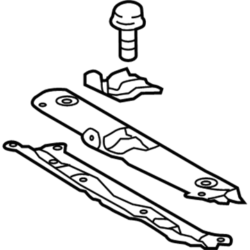 Toyota 53209-0R020 Brace Sub-Assembly, Rad