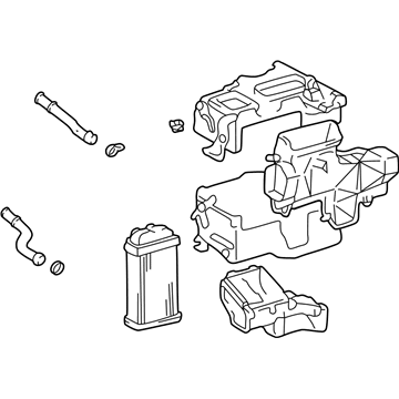 Toyota 87150-0C040 Radiator Assy, Heater