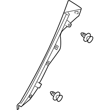 Toyota 62551-02171-B2 Lower Quarter Trim