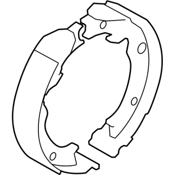 Toyota SU003-04546 Parking Brake Shoes