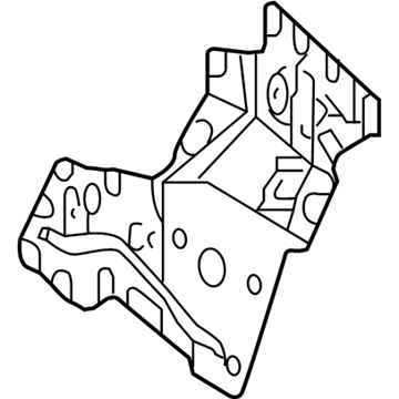 Toyota 58376-74040 Reinforcement, Driver Side