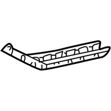 Toyota 57155-17030 Reinforcement, Front Side Member, RH