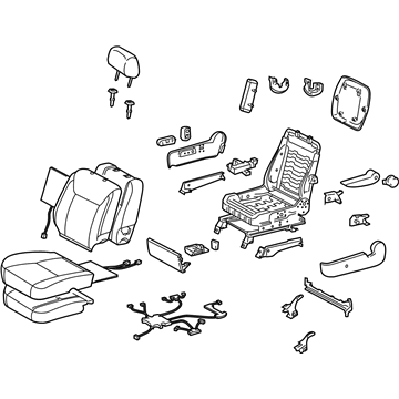 Toyota 71100-08021-B0 Seat Assembly