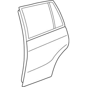 Toyota 67004-42060 Panel Sub-Assy, Rear Door, LH